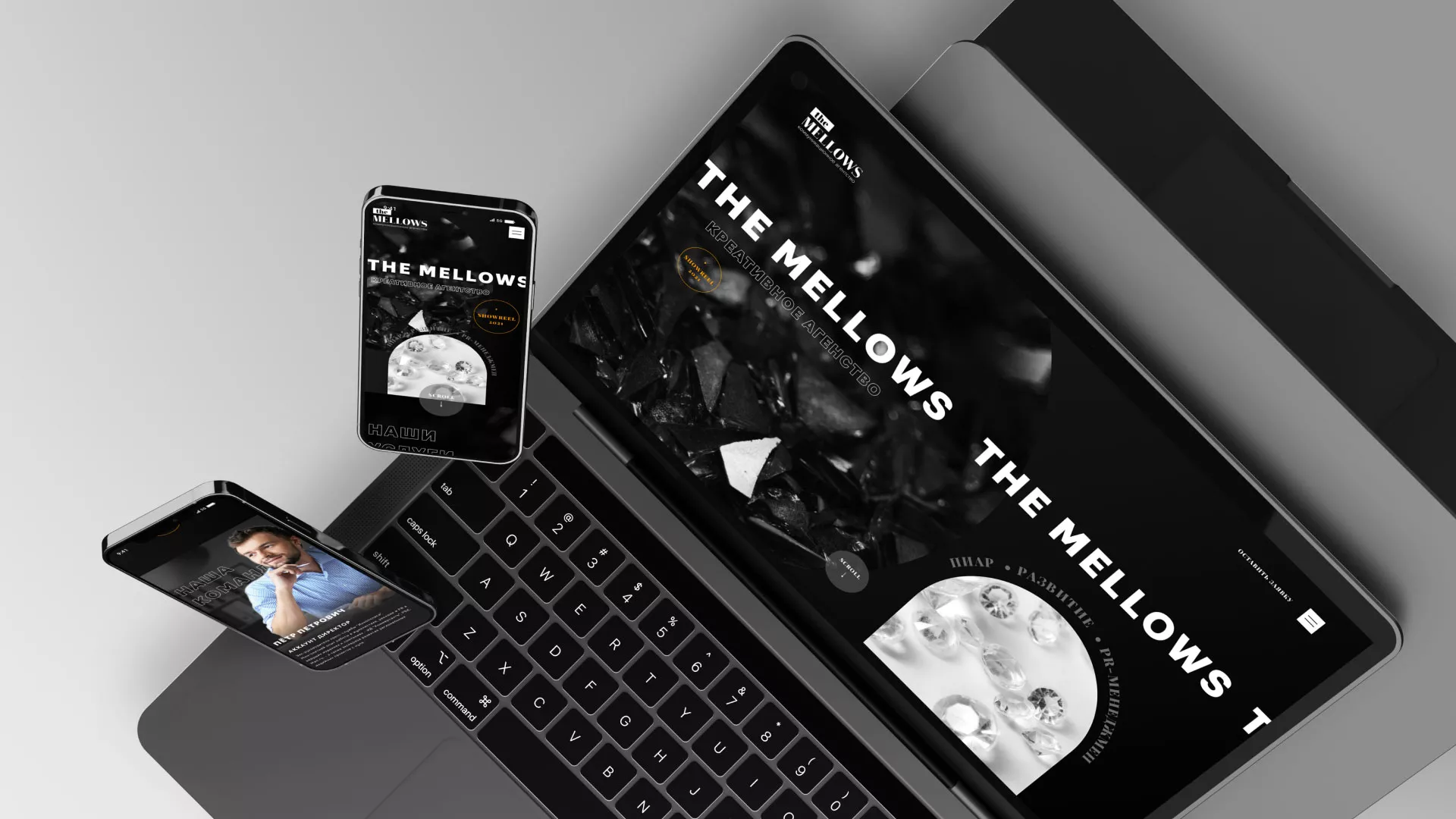 Разработка сайта креативного агентства «The Mellows» в Лобне